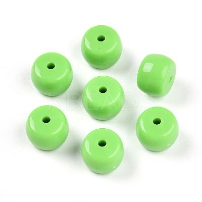 Opaque Acrylic Beads SACR-T017-35D-1