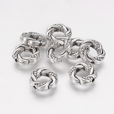 Tibetan Style Alloy Bead Frames LS-LF0483Y-NF-1