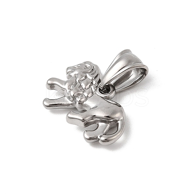 Animal Theme 304 Stainless Steel Pendants STAS-B167-27E-P-1