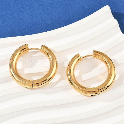 202 Stainless Steel Polishing Hoop Earrings EJEW-M106-02G-07-1