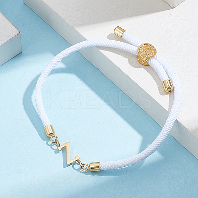 1pc Adjustable Nylon Cord Slider Bracelets for Women BJEW-LP0001-33Z-G-1
