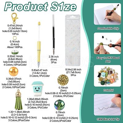 DIY Beadable Pen Making Kits DIY-FS0009-44-1