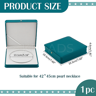 Square PU Leather Single Necklace Boxes AJEW-WH0016-59A-1