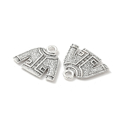 Tibetan Style Alloy Pendants FIND-B050-29AS-02-1
