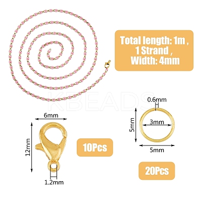 DIY Chain Bracelet Necklace Making Kit DIY-FH0006-16-1