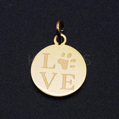 201 Stainless Steel Pet Charms STAS-T049-T677-2-1