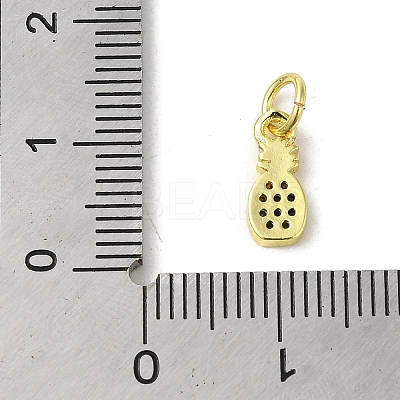 Brass Micro Pave Colorful Cubic Zirconia Charms KK-M283-17A-02-1