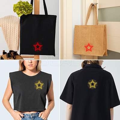Glass Hotfix Rhinestone DIY-WH0609-025-1