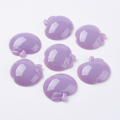 Colorful Acrylic Cabochons PAH032Y-5-1