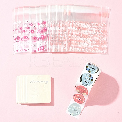 200Pcs Earring Displays Cards CDIS-FS0001-16-1