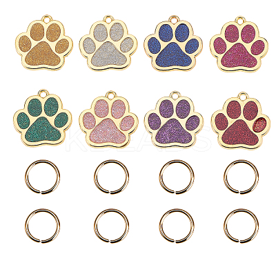 Alloy Enamel Pendants PALLOY-CJ0001-66-RS-1