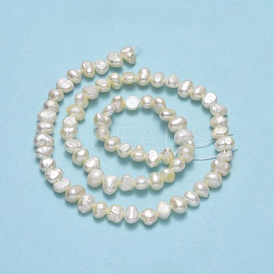 Natural Cultured Freshwater Pearl Beads Strands PEAR-A005-07E-1
