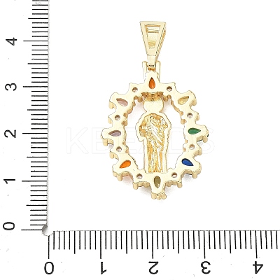 Religion Brass Pave Cubic Zirconia Pendants CU-CBA83A6-01A-G01-1