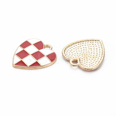 Alloy Enamel Pendants LS-ENAM-S121-176A-RS-1