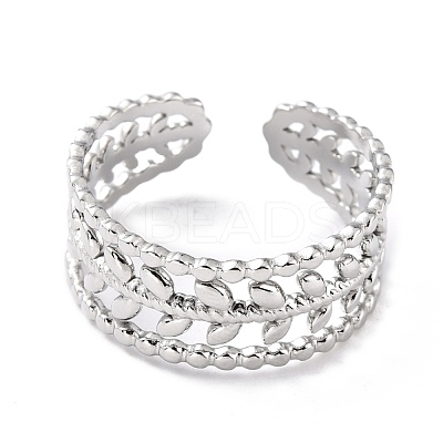Tarnish Resistant 304 Stainless Steel Finger Rings RJEW-L102-27P-1