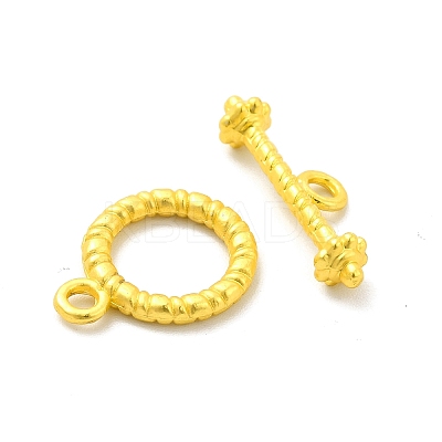 Rack Plating Alloy Toggle Clasps FIND-I034-26MG-1