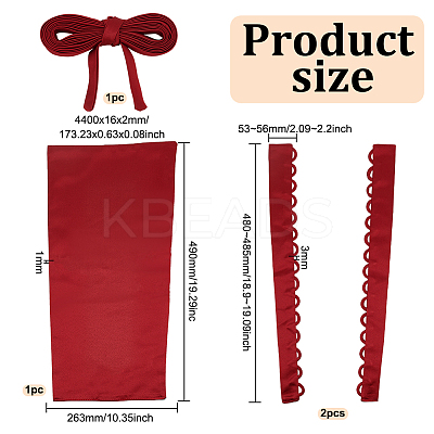 Bridal Dress Zipper Replacement AJEW-WH0348-09A-1