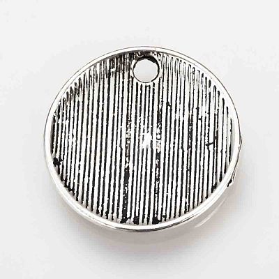 Tibetan Style Alloy Pendants TIBEP-Q078-23AS-NR-1