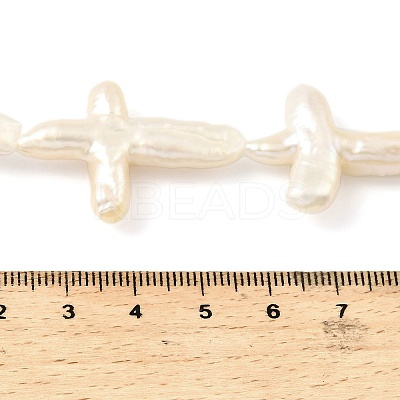 Natural Baroque Keshi Pearl Beads Strands PEAR-B004-06B-01A-1