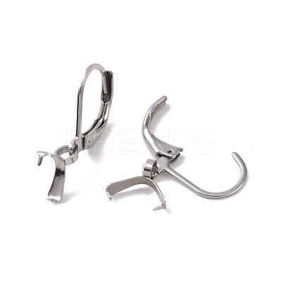 Tarnish Resistant 304 Stainless Steel Leverback Earring Findings STAS-G283-01P-1