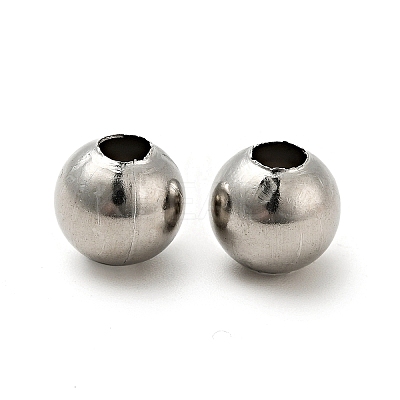 Tarnish Resistant 304 Stainless Steel Beads STAS-I021--10mm-1