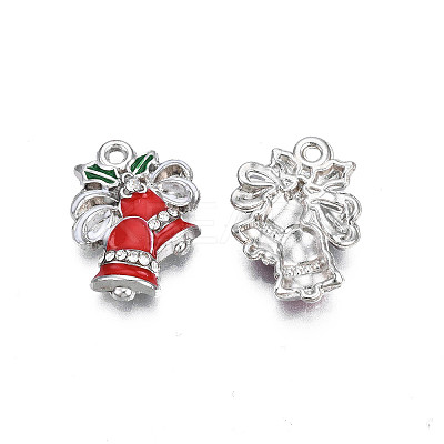 Rack Plating Alloy Enamel Pendants LS-ENAM-N055-143P-1