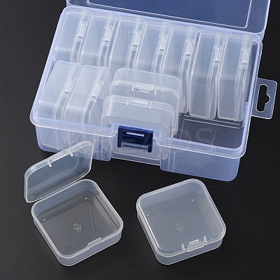 Wholesale Square Plastic Bead Storage Containers 