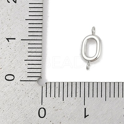 304 Stainless Steel Letter Connector Charms STAS-M108-01P-15-1