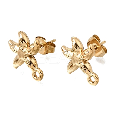 304 Stainless Steel Stud Earring Findings STAS-D391-03A-G-1