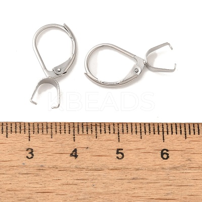 304 Stainless Steel Leverback Earring Findings STAS-U025-01P-01-1