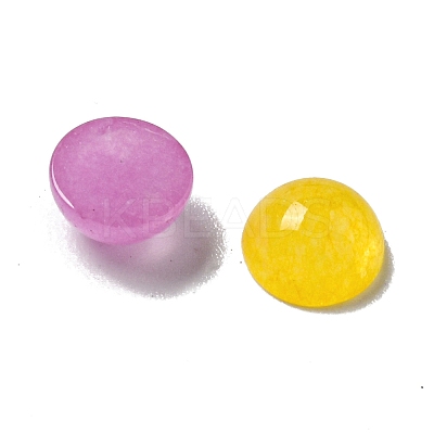 Dyed Natural White Jade Cabochons X-G-Q173-01B-19-1
