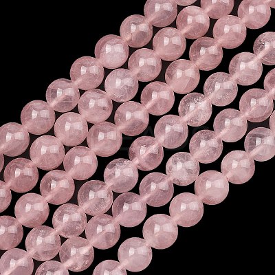 Natural Madagascar Rose Quartz Beads Strands G-Z146-A01-8mm-01-1