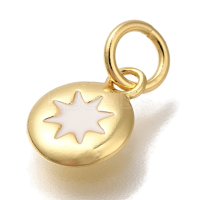 Rack Plating Brass Charms KK-I720-51G-01-1