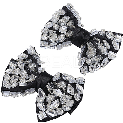 Bowknot Non-woven Fabrics Shoe Decoration FIND-WH0139-290A-1
