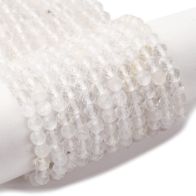 Natural Quartz Crystal Beads Strands X-G-C226-B05-4mm-1