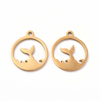 201 Stainless Steel Pendants LS-STAS-E188-07G-1