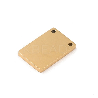 Ion Plating(IP) 304 Stainless Steel Mirror Polished Finish Stamping Blank Tag Charms STAS-K270-37G-1