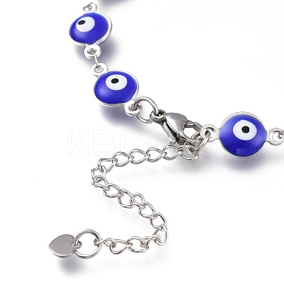 304 Stainless Steel Link Bracelets BJEW-M203-04P-D-1