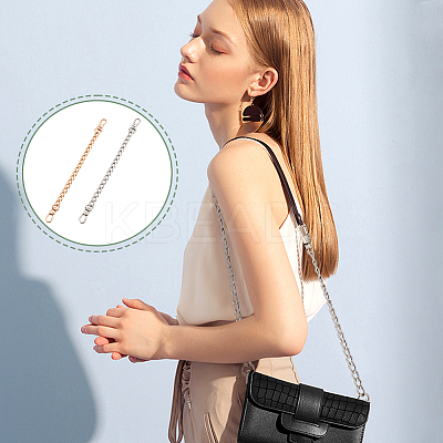 4Pcs 2 Colors Bag Extender Chains FIND-UN0016-11-1