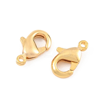 SHEGRACE Brass Lobster Claw Clasps XGR0009G-03G-1