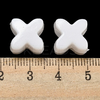 Opaque Acrylic European Beads SACR-L007-033A-1