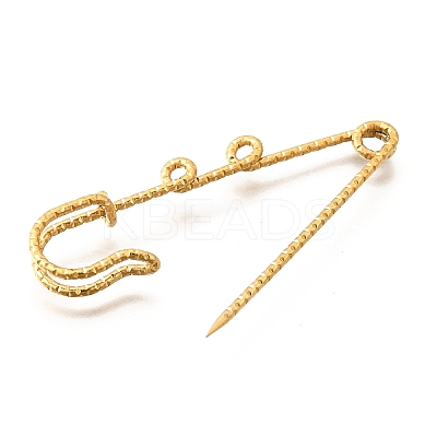 304 Stainless Steel Safety Pins Brooch Findings STAS-K252-11A-G-1