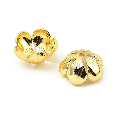 Brass Bead Caps KK-Z030-08G-1