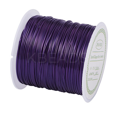 Round Copper Beading Wire for Jewelry Making YS-TAC0004-0.6mm-08-1