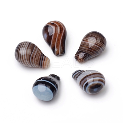 Natural Banded Agate/Striped Agate Beads G-L514-002C-1