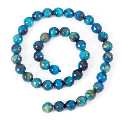 1 Strand Natural Tiger Eye Beads Strands G-TA0002-71-1