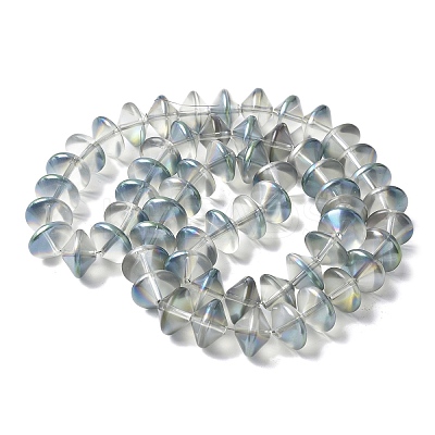 Electroplate Glass Beads Strands EGLA-G038-01A-HP01-1