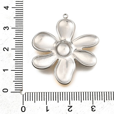 304 Stainless Steel Pendants STAS-M123-03H-PG-1