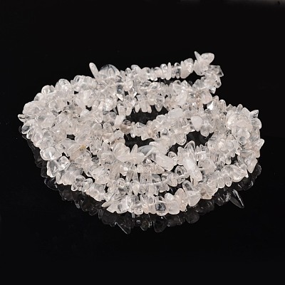 Chip Natural Quartz Crystal Beads Strands G-M344-52-1