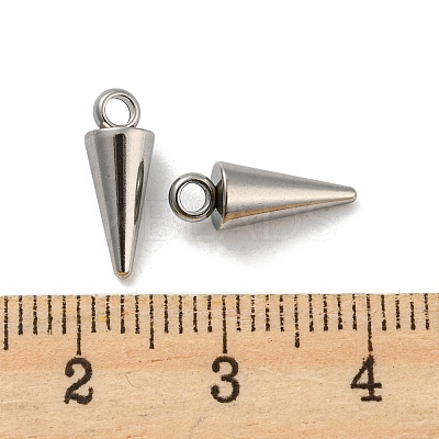 Non-Tarnish Rack Plating 201 Stainless Steel Charms STAS-S119-110P-1
